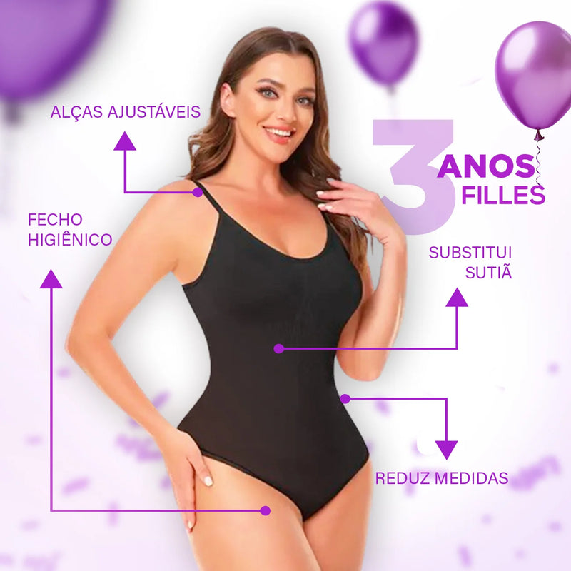 Body Modelador Essencial (Compre 1 Leve 2) - Frete Grátis