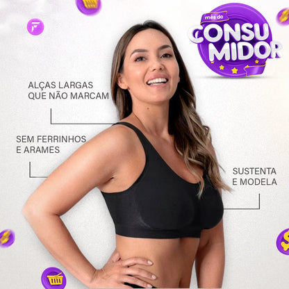 Sutiã Confort Millena - (Compre 1 Leve 3) - Frete Grátis